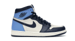 Jordan 1 Obsidian UNC Replica shoe. 1:1 highest quality reps. Buy high quality Fakes. High Quality Fake Shoes Website. Jordan 1s reps.