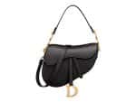 Dior Saddle Rep Bag Grainy Black