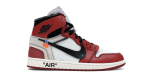 Jordan 1 Off-White Chicago Replica shoe. 1:1 highest quality reps. Buy high quality Fakes. High Quality Fake Shoes Website. Jordan 1s reps.