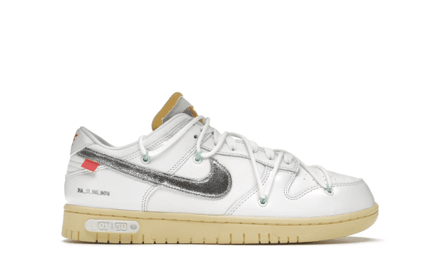 Dunk Off-White Lot 1 Replica shoe. 1:1 highest quality reps. Buy high quality Fakes. High Quality Fake Shoes Website. Dunk reps.