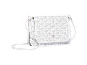 Goyard Plumet Pocket Rep Bag White