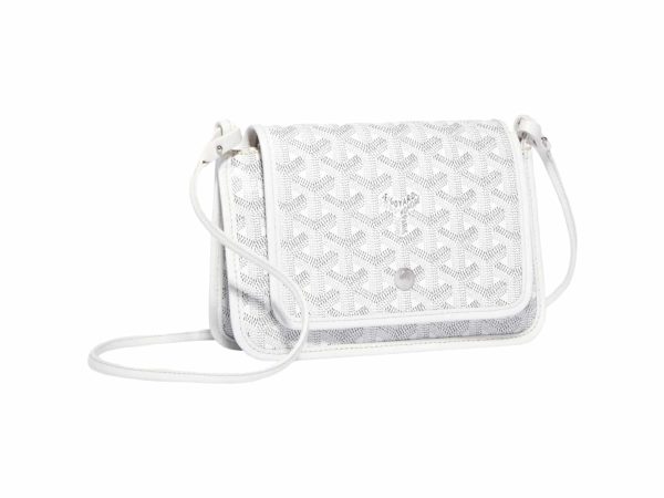 Goyard Plumet Pocket Rep Bag White