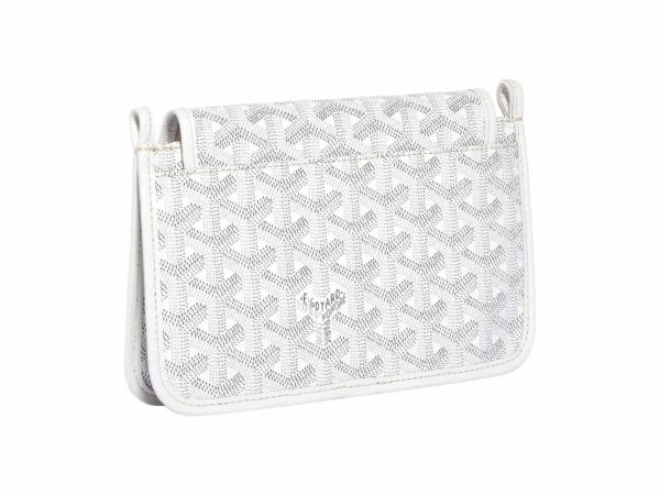 Goyard Plumet Pocket Rep Bag White