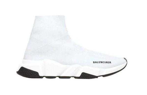 Balenciaga Speed Trainer White Replica shoe. 1:1 highest quality reps. Buy high quality Fakes. High Quality Fake Shoes Website. Balenciaga reps.