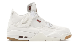 Jordan 4 Levi's White Rep Shoe