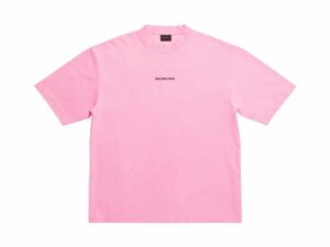 Balenciaga Rep T-Shirt Pink