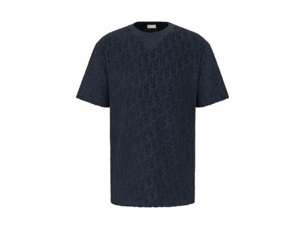 Dior Oblique Rep T-Shirt Deep Blue