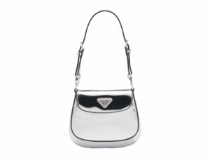 Prada Mini Cleo Rep Bag Silver