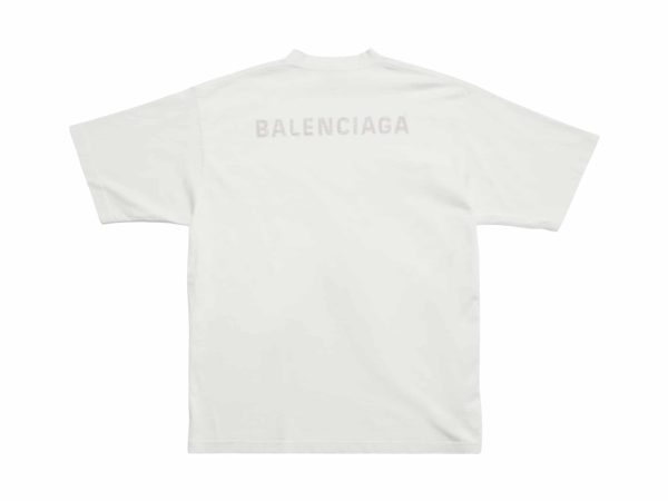 Balenciaga Rep T-Shirt White Crystal