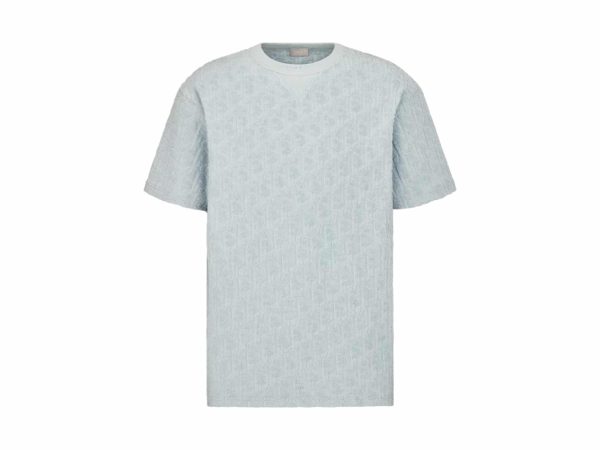 Dior Oblique Rep T-Shirt Turquoise