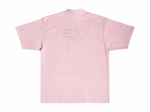 Balenciaga Rep T-Shirt Pink Crystal