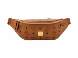 MCM Waist Rep Bag Cognac