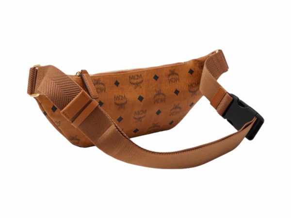 MCM Waist Rep Bag Cognac