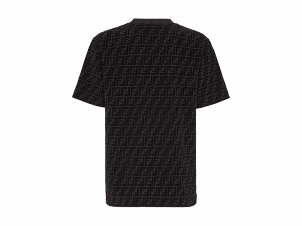 Fendi Pique Rep T-Shirt Black