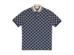 Gucci Rep Polo Shirt Blue