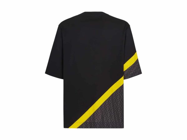 Fendi Jersey Rep T-Shirt Black