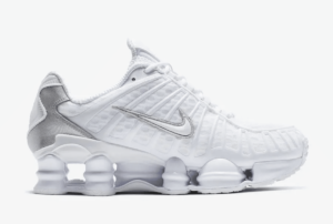 Shox TL White Replica shoe. 1:1 highest quality reps. Buy high quality Fakes. High Quality Fake Shoes Website. Shox TL Rep Shoes.