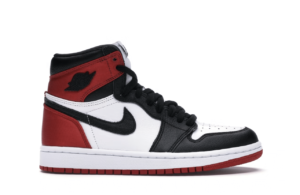 Jordan 1 Satin Black Toe Rep Shoe