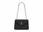 YSL LouLou Small Rep Bag Silver