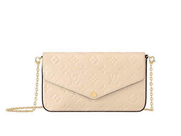 Louis Vuitton Felice Pochette Bag Creme