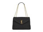 YSL LouLou Medium Rep Bag Gold