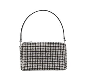 Alexander Wang Crystal Rep Bag Silver