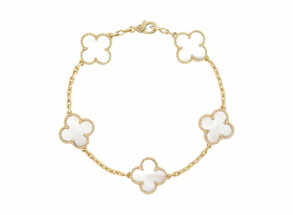 Van Cleef Pearl Gold Rep Bracelet