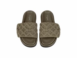 Louis Vuitton Pool Pillow Rep Slippers Khaki