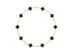 Van Cleef Onyx Gold Rep Chain