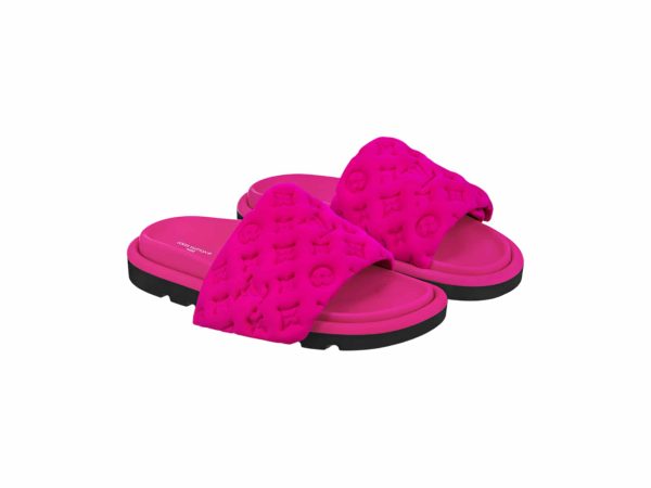 Louis Vuitton Pool Pillow Rep Slippers Pink