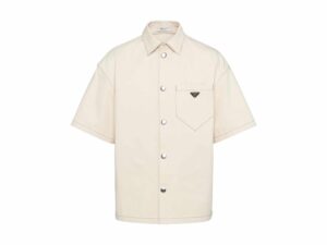 Prada Denim Rep Shirt Beige