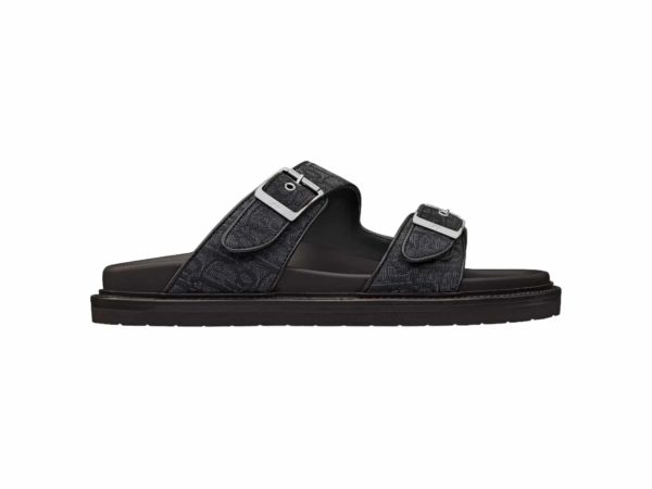 Dior Aqua Rep Slippers Black