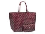 Goyard Tote Rep Bag Deep Red