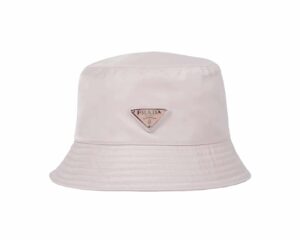 Prada Nylon Rep Hat Rose