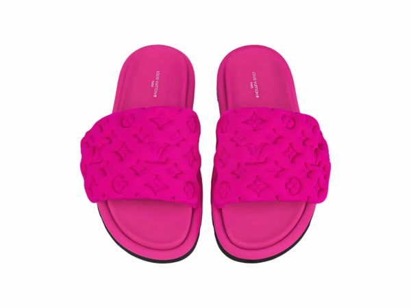 Louis Vuitton Pool Pillow Rep Slippers Pink