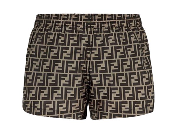 Fendi Rep Shorts Tabacco