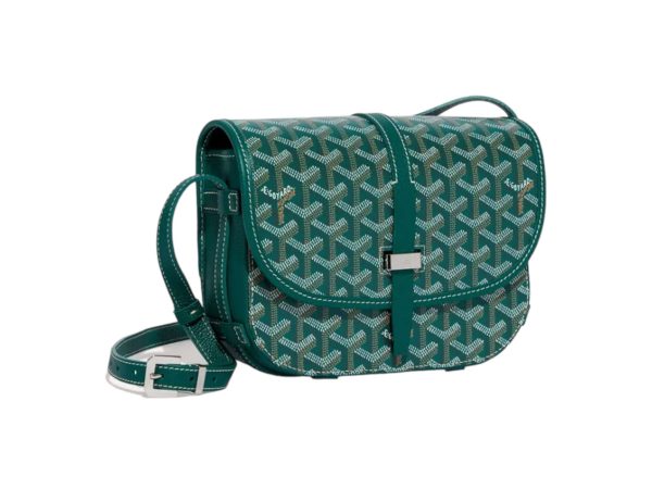 Goyard Belvedere PM Rep Bag Green