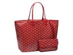 Goyard Tote Rep Bag Red