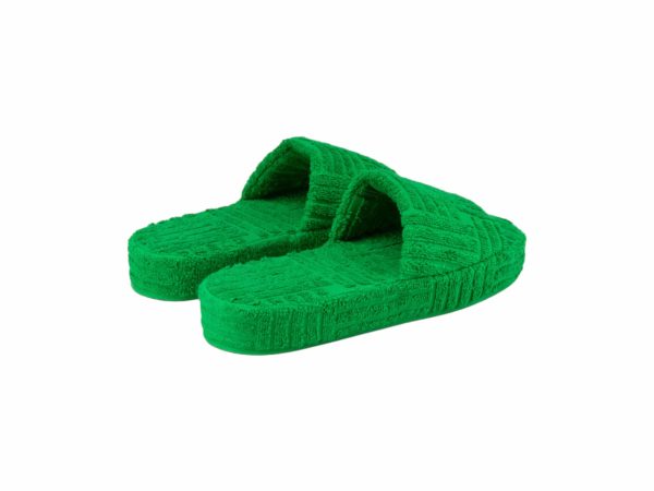 Bottega Veneta Rep Slippers Green