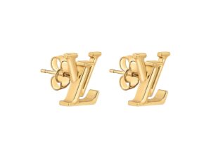 Louis Vuitton Iconic Gold Rep Earrings