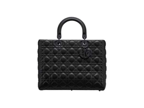 Lady Dior Large Rep Bag Matte Black