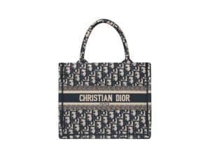 Dior Book Tote Rep Bag Small Blue