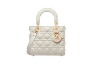 Lady Dior Small Rep Bag White