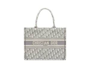 Dior Book Tote Rep Bag Medium Grey