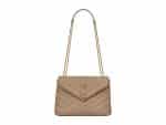 YSL LouLou Small Rep Bag Brown Gold