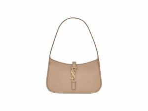 YSL Le 5 A 7 Mini Rep Bag Brown Gold