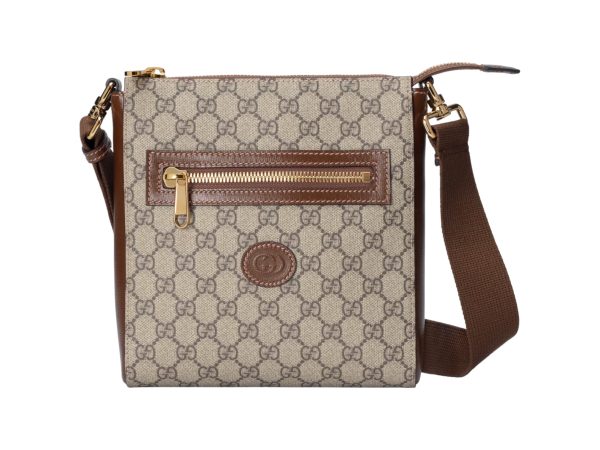 Gucci Shoulder Rep Bag Beige Canvas