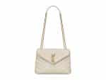 YSL LouLou Small Rep Bag Beige Gold