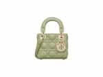 Lady Dior Micro Rep Bag Green