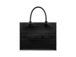 Dior Book Tote Rep Bag Medium Black Leather